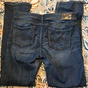 Silver Jeans Co mid straight jeans